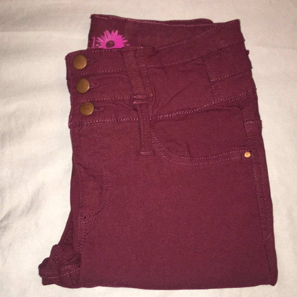 High-waist jeggings